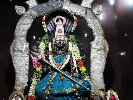 Prathyangira Devi Temple, Shollinganallur